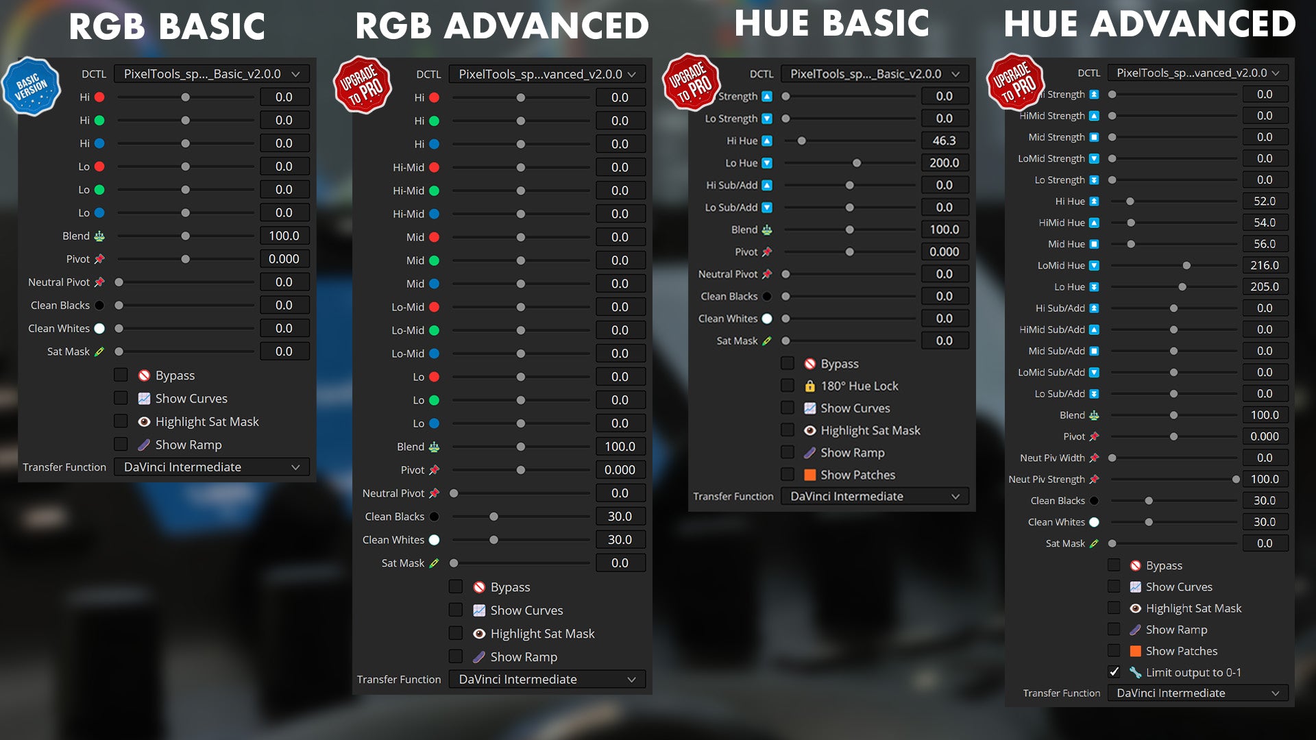 PixelTools Split/Tone™ DCTL Plug-In 1.13.1_1.13.1