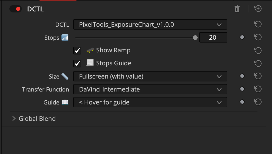 Exposure/Chart™ DCTL Plug-In