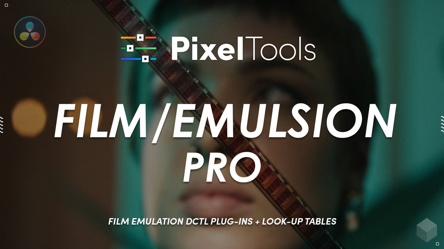 PixelTools Film/Emulsion, node-based film emulation for DaVinci Resolve