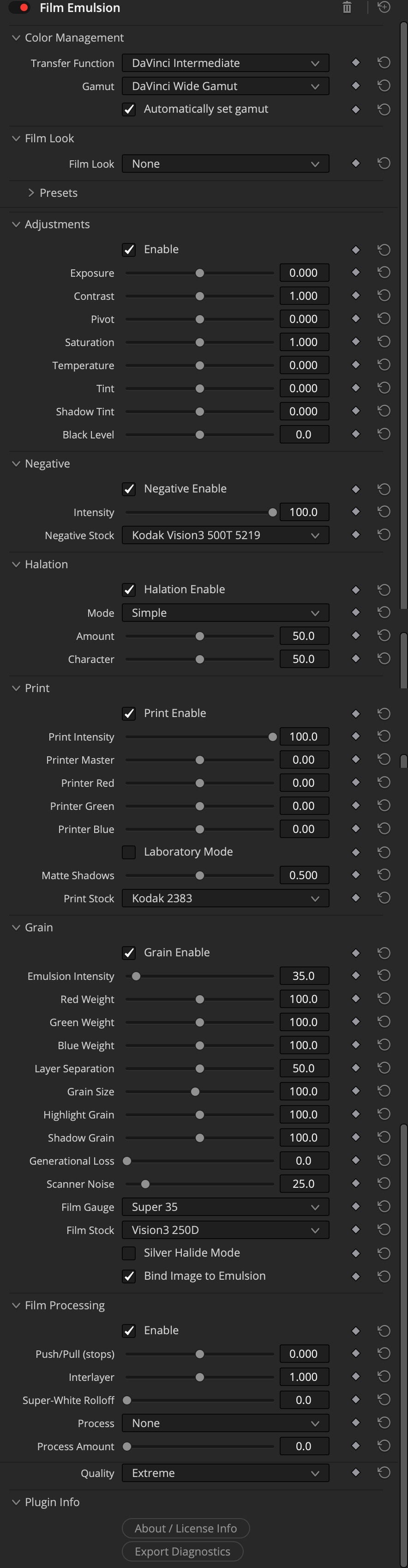 Film/Emulsion™ OFX & DCTL Plug-In