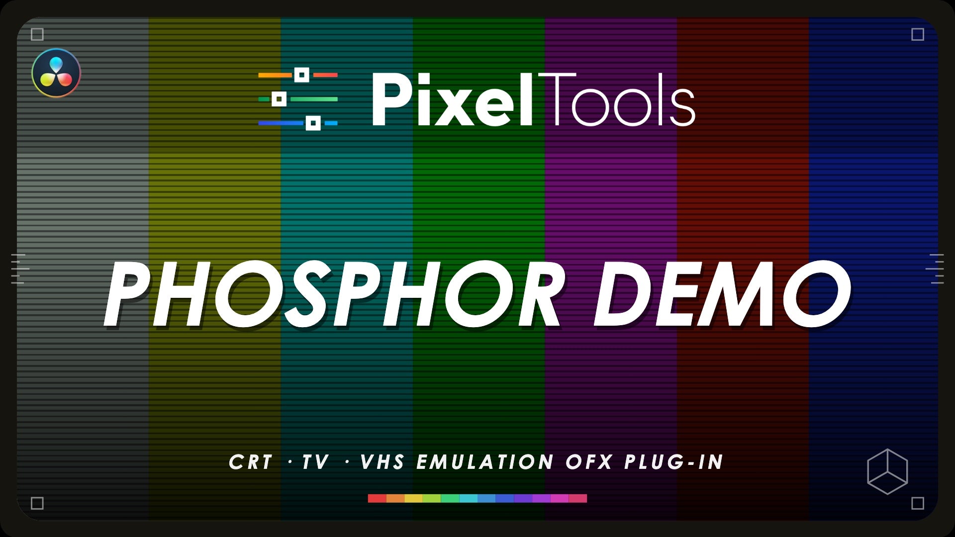 PixelTools Phosphor Demo — free watermarked CRT/VHS emulation demo