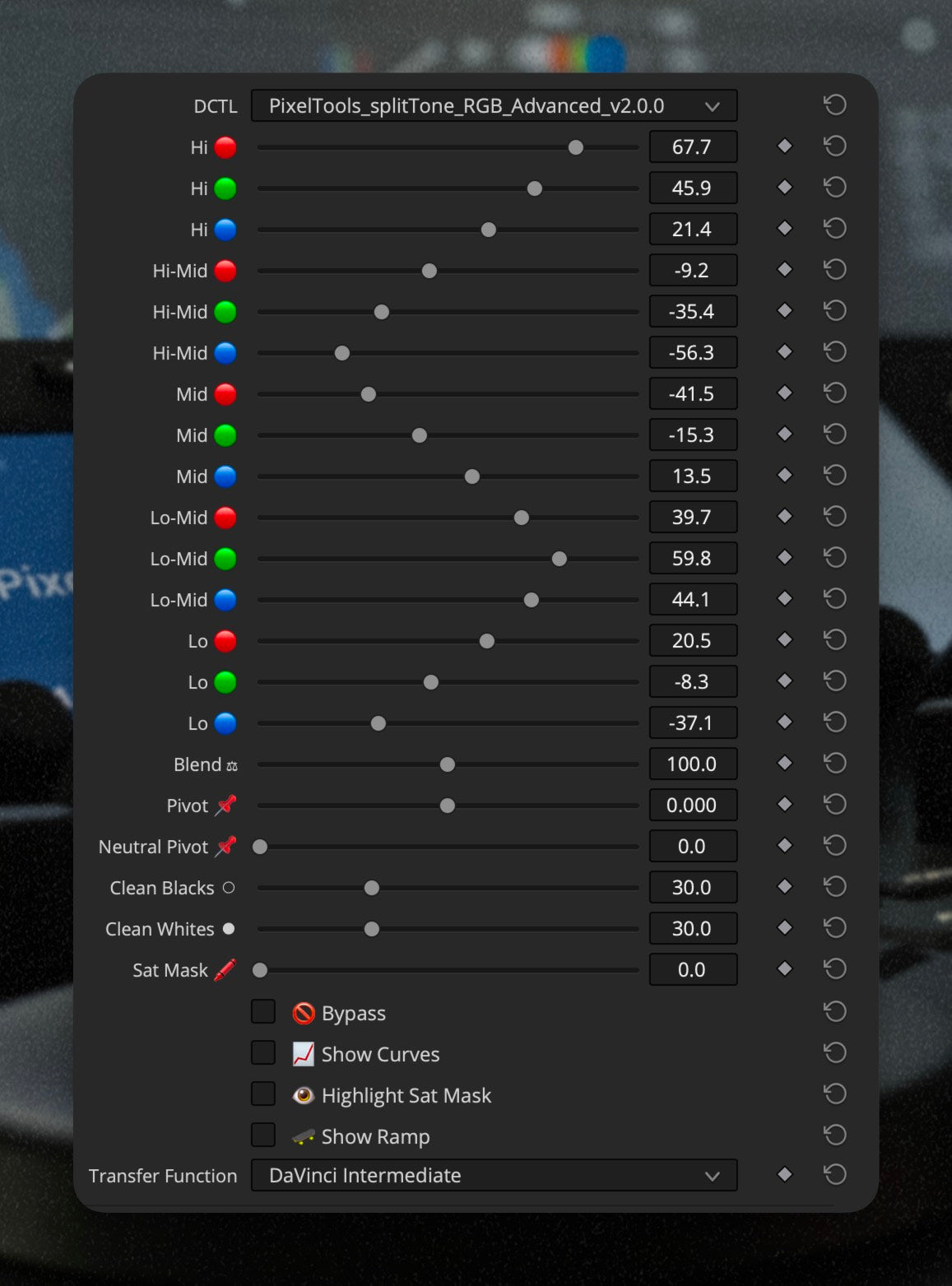 SplitTone RGB Adv UI