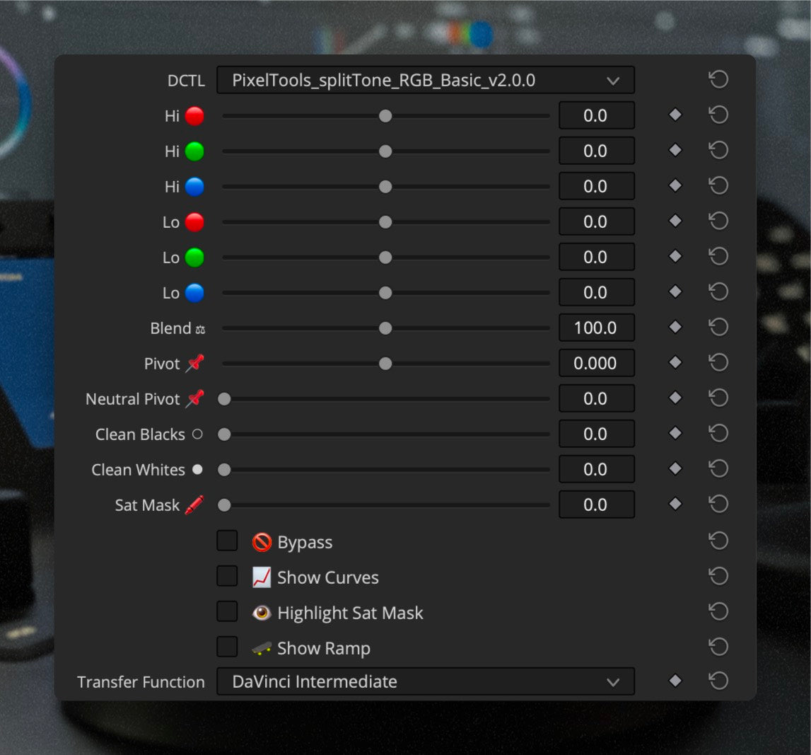 SplitTone RGB Basic UI